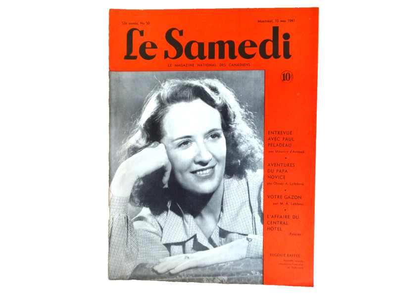 Le Samedi – May 10, 1941 – Eugenie Raffee
