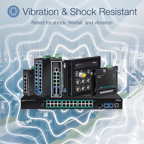 TRENDnet TI-PG50 5-Port-gehärteter industrieller nicht verwalteter Gigabit-Switc - 第 7/10 張圖片