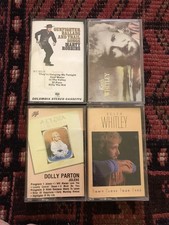 Lot Of 4 Country Cassette Tapes- Keith Whitley Dolly Parton Jolene Marty Robbins