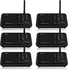 Intercoms Wireless for Home 5280 Feet Range 10 Channel 3 Code, Wireless Intercom
