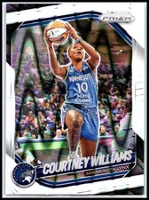 2025 Panini Prizm WNBA #69 Courtney Williams White Seismic Prizms Minnesota Lynx