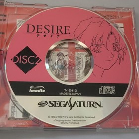 Desire - Sega Saturn (Japan Import) - CIB 2 Disc Set - Authentic & Tested!