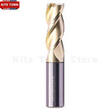 5/8" 3 Flute 37° Helix Carbide Solid End Mill For Aluminum - ZRN Coated