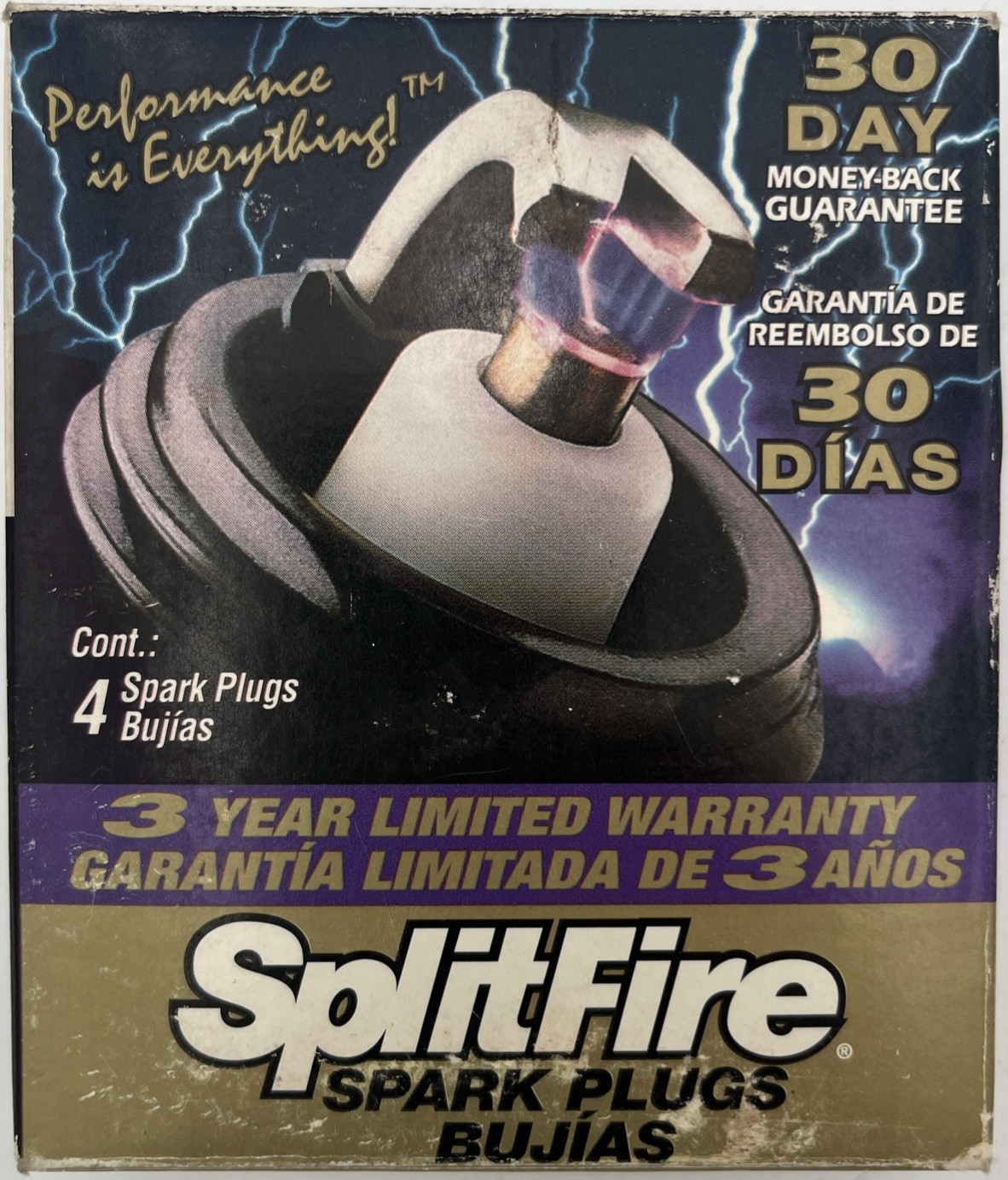 Splitfire SF426E Copper Spark Plugs Replaces Harley Davidson 5R6A Lot of 4