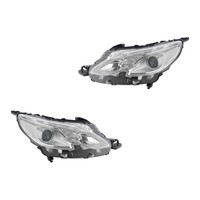 Hauptscheinwerfer-Set Links Rechts H7 Halogen Elektrisch Valeo FüR Peugeot 2008