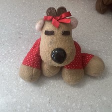 1986 Vintage Hallmark 5 Ramona Reindeer Plush Rodney Friends Polka Dot T1