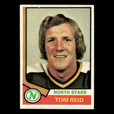 Tom Reid #52 1974 Topps Minnesota North Stars Hockey Card NHL EX