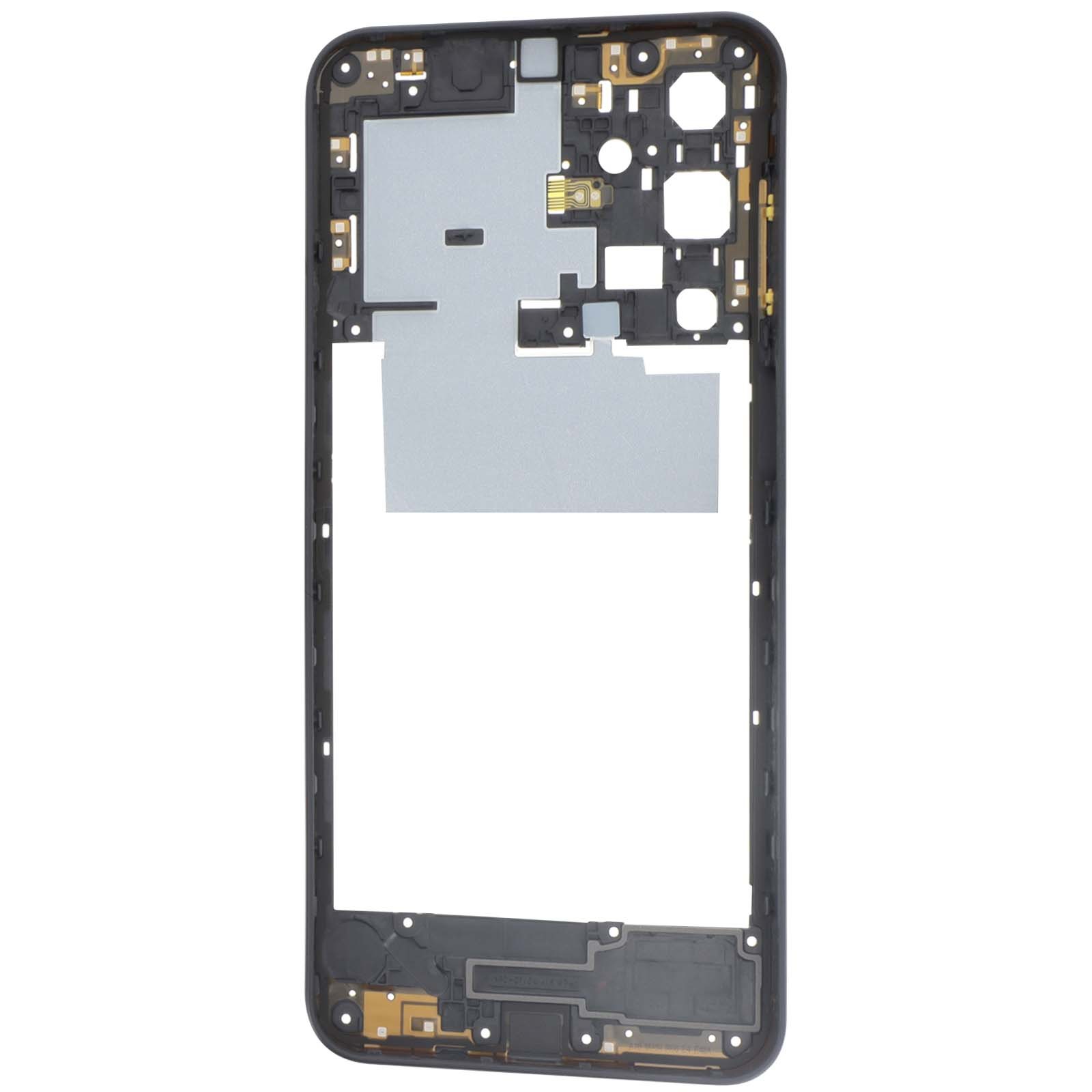 Châssis central Samsung Galaxy A16 bleu nuit pour réparer les accidents et chutes du quotidien