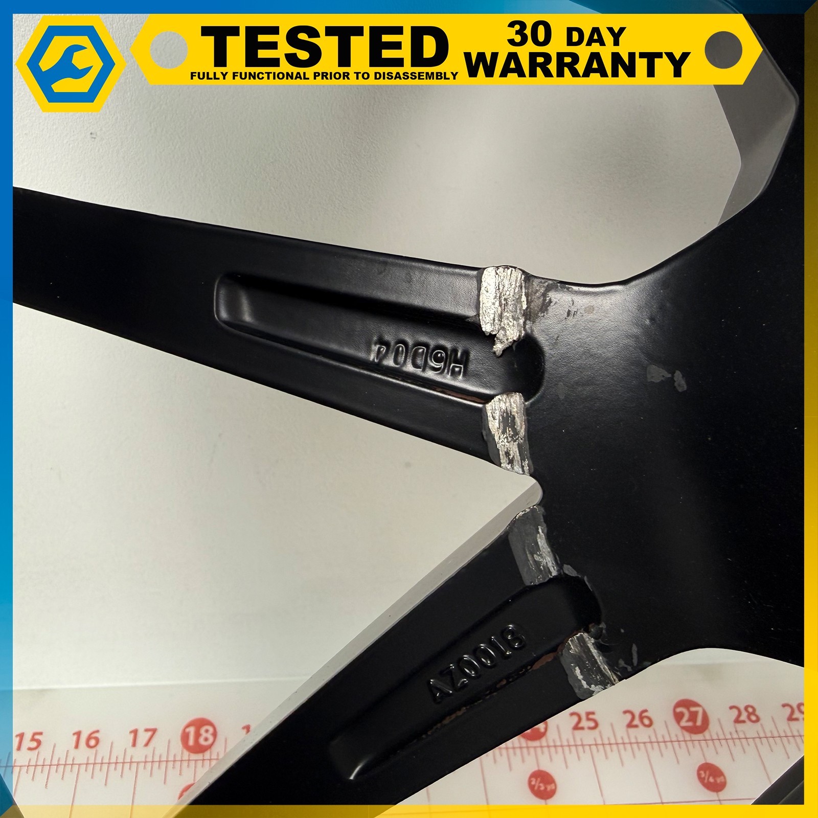 14-24 MASERATI GHIBLI 20 X 9J FRONT WHEEL RIM BLACK OEM