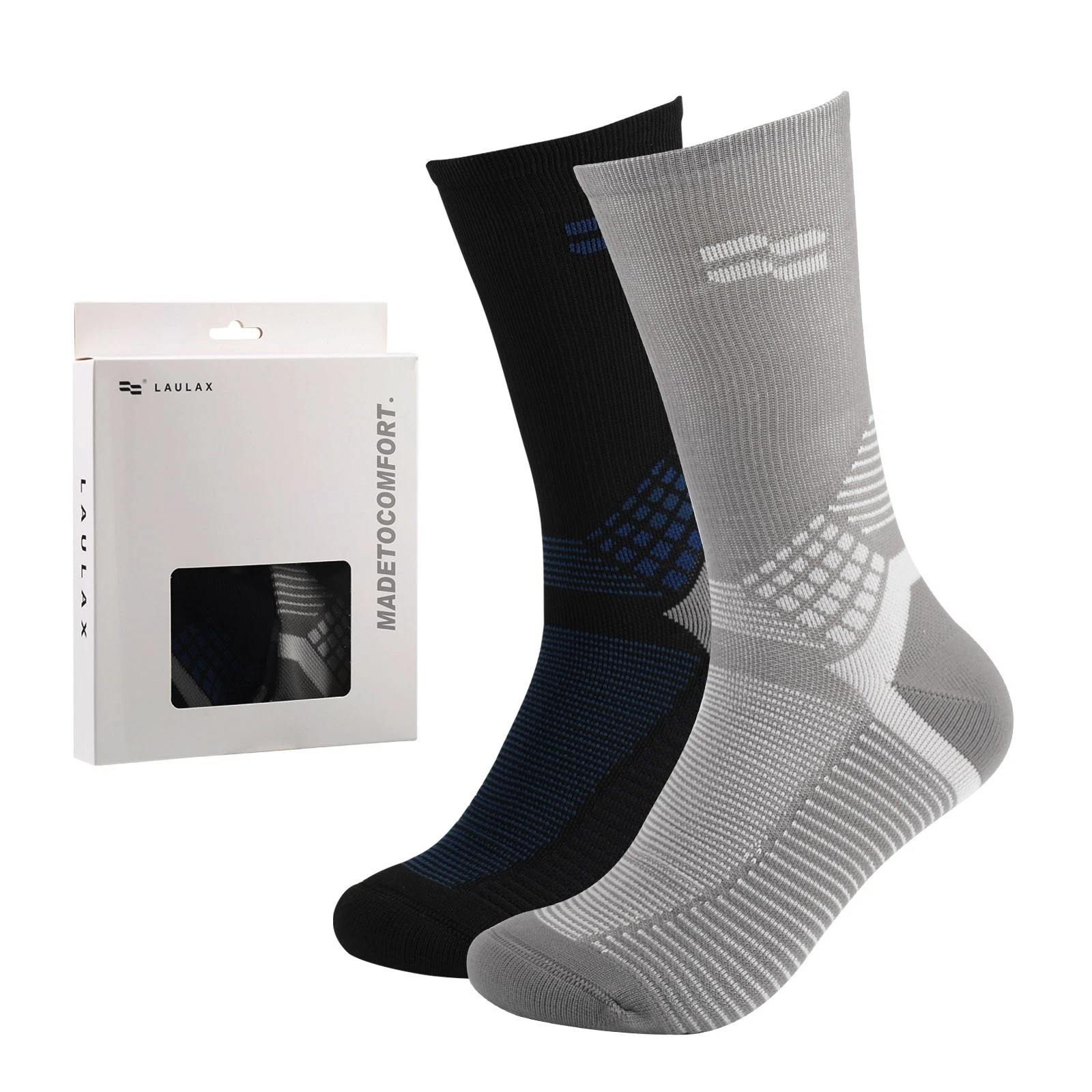 12 pairs laulax men hiking socks lightheave black grey size UK7-11
Opens in a new window or tab