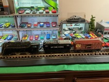 Louis Marx Co Vintage Tin Litho O Guage Wind Up Train Set Mixed Era