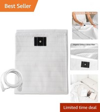 Grounding Sheets Half Size for Better Sleep - Cotton Silver Fiber Earth Co...