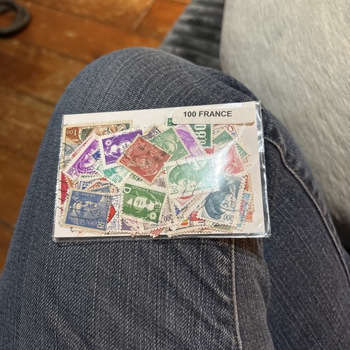 100 francobolli Francia vintage