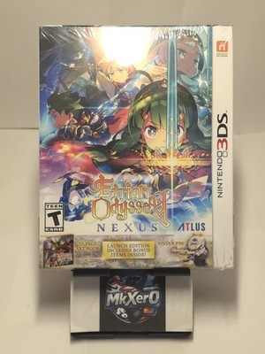 Etrian Odyssey Nexus Launch Edition Nintendo 3DS Brand New and Sealed NIB