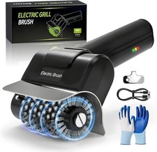 BBQ Grill Electric Brush High-Speed Cordless ...