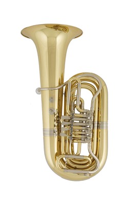 Josef Lidl LBB681-4R Tuba in B Messing lackiert