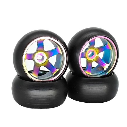 Roues m??talliques de remplacement et pneus de d??rive pour Wltoys pour voitures - Photo 6/12