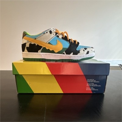 Nike SB Dunk Low Ben & Jerry's Chunky Dunky Multicolor Skate Shoes Size 11