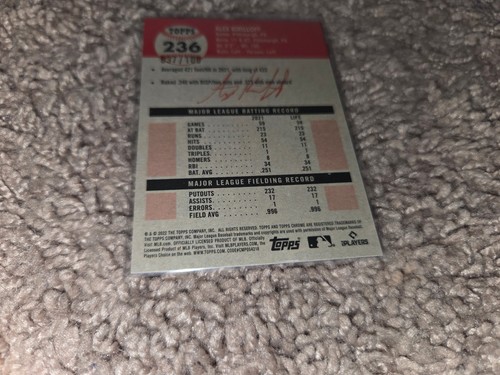 B28: 2022 cromo aniversario fucsia refractor atómico/100 Alex Kirilloff - Imagen 4 de 5