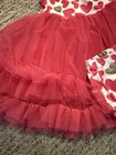 Tommy Bahama Two Piece Set Pink Tutu Dress Ruffles Hearts Girls 12-18 Months — photo 6