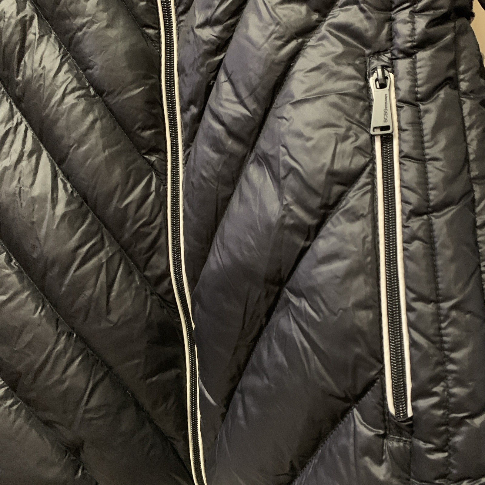 BCBGeneration Black Puffer Jacket Size Small Wome… - image 3