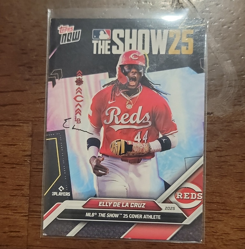 Topps 2025 MLB The Show 25 Cover Athletes Elly De La Cruz Reds #MLBTS-EDLC