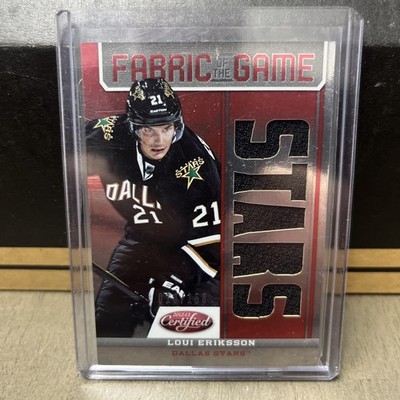 2012-13 Panini Certified - Fabric of the Game Loui Eriksson Mirror Red   /150