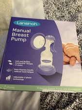 Lansinoh Manual Breast Pump ComfortFit Flanges Accessories Purple/Clear