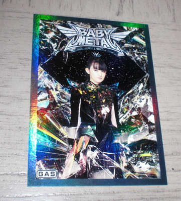 BABYMETAL x GAS Metal Forth COMPLEX SU-METAL ROOKIE CARD RC BLUE
