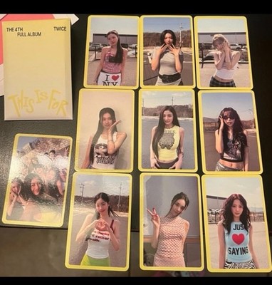 TWICE “THIS IS FOR” Album Official Photocard | eBay
