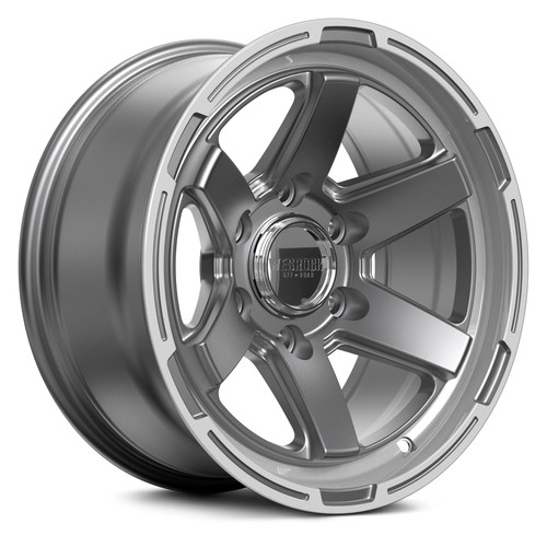 WesRock RG-6 Wheels 17x8.5 (0, 6x139.7, 106.1) Silver Rims Set of 4 | eBay