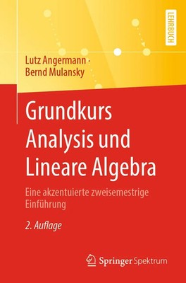 Grundkurs Analysis und Lineare Algebra Lutz Angermann (u. a.) Taschenbuch xiii