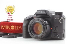 Near MINT Minolta 7 a7 Maxxum Dynax Alpha Film Camera AF 50mm f1.4 Lens JAPAN