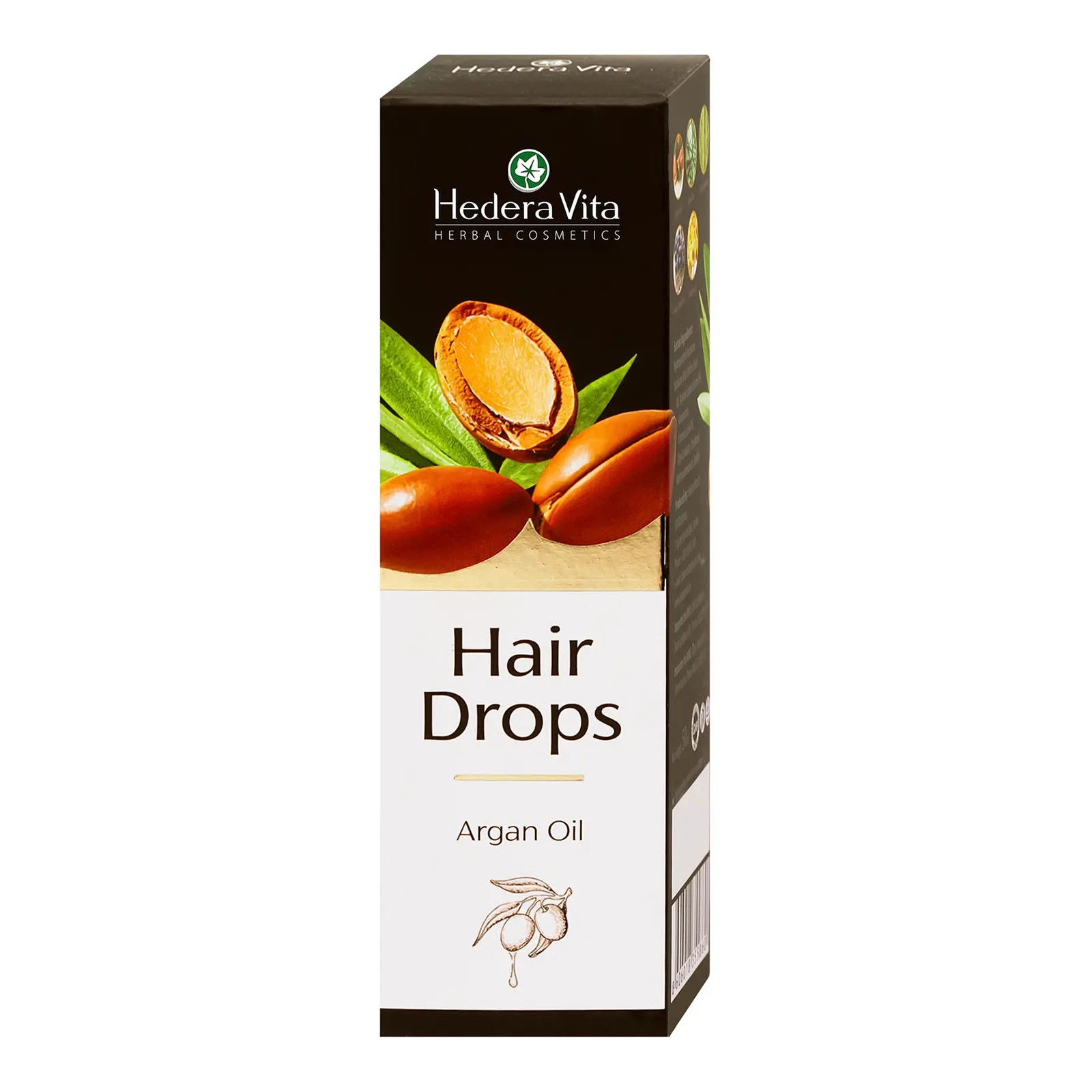 Hedera Vita Hair Drops with Argan Oil 50ml – Nourishing & Repairing Hair Serum