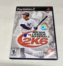 Major League Baseball 2K6 (Sony PlayStation 2 PS2) *COMPLETE Tested /With MANUAL