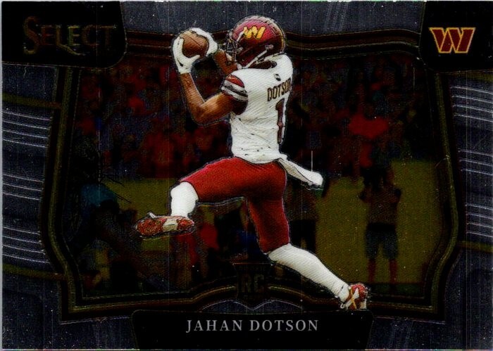 2022 Panini Select #428 Jahan Dotson Rookie Card Washington Commanders Eagles RC