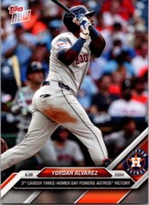 🔥2024 Topps Now - Yordan Alvarez #605 /832🔥1014