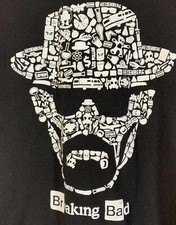 Breaking Bad Mens Black Short Sleeve Graphic T Shirt Size Medium