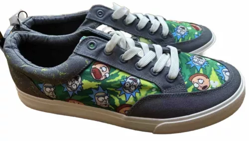RICK & MORTY  Men's Size 11 Adult Sneakers Canvas New With Tags Adult Swim