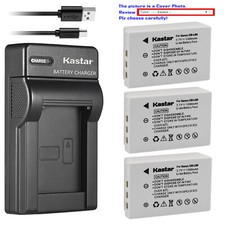 Kastar Battery Slim USB Charger for Sanyo DB-L90 Sanyo VPC-SH1 VPC-SH11 Camera