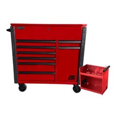 Homak RD06044080 RS Pro 44 in. 8-Drawer Power Service Cart - Red New