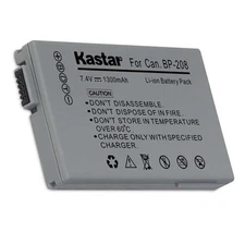 Kastar Battery for Canon BP-208 BP-208DG DC20  MVX450 MVX460 Optura S1 VIXIA HR