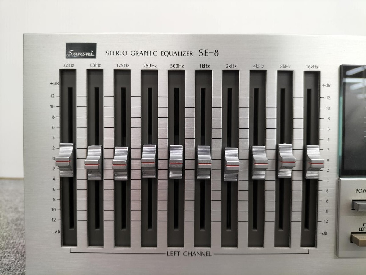 SANSUI SE-8 グラフィック イコライザー equalizer（Yahoo  