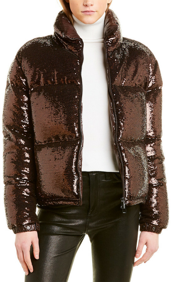 Authentic Moncler Rimac Brown Sequin 