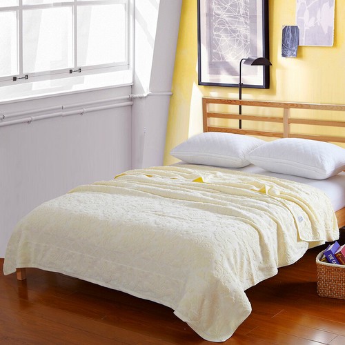 Retro Cotton Blanket Pure Cotton Towel Blankets Throws Traditional Top Bed Sheet - Picture 12 of 17