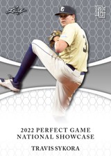Travis Sykora 2022 10 ct lot Leaf Perfect Game Nike AA Classic Aflac All Star Ga