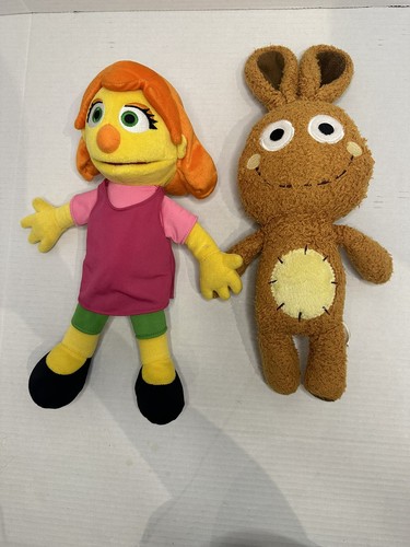 SESAME STREET JULIA PLUSH DOLL AUTISM AUTISTIC GUND 14" 2017 Sea World Fluffster