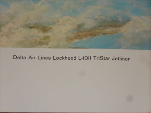 2 DELTA AIRLINES POSTER L-1011 TRISTAR JETLINER 16" X 20" NEW OLD STOCK - Picture 3 of 4