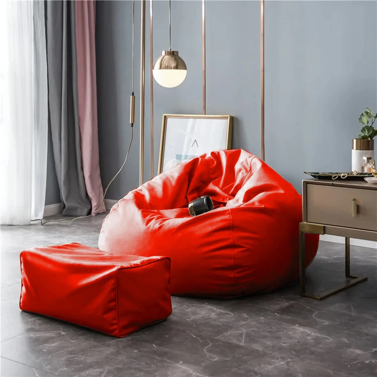 Bean Bags cover Sofa with mudda cover Leather XXXL Without Beans