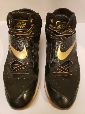 Nike CJ81 Trainer AIR MAX Calvin Megatron Johnson BLK GOLD RARE MEN 12